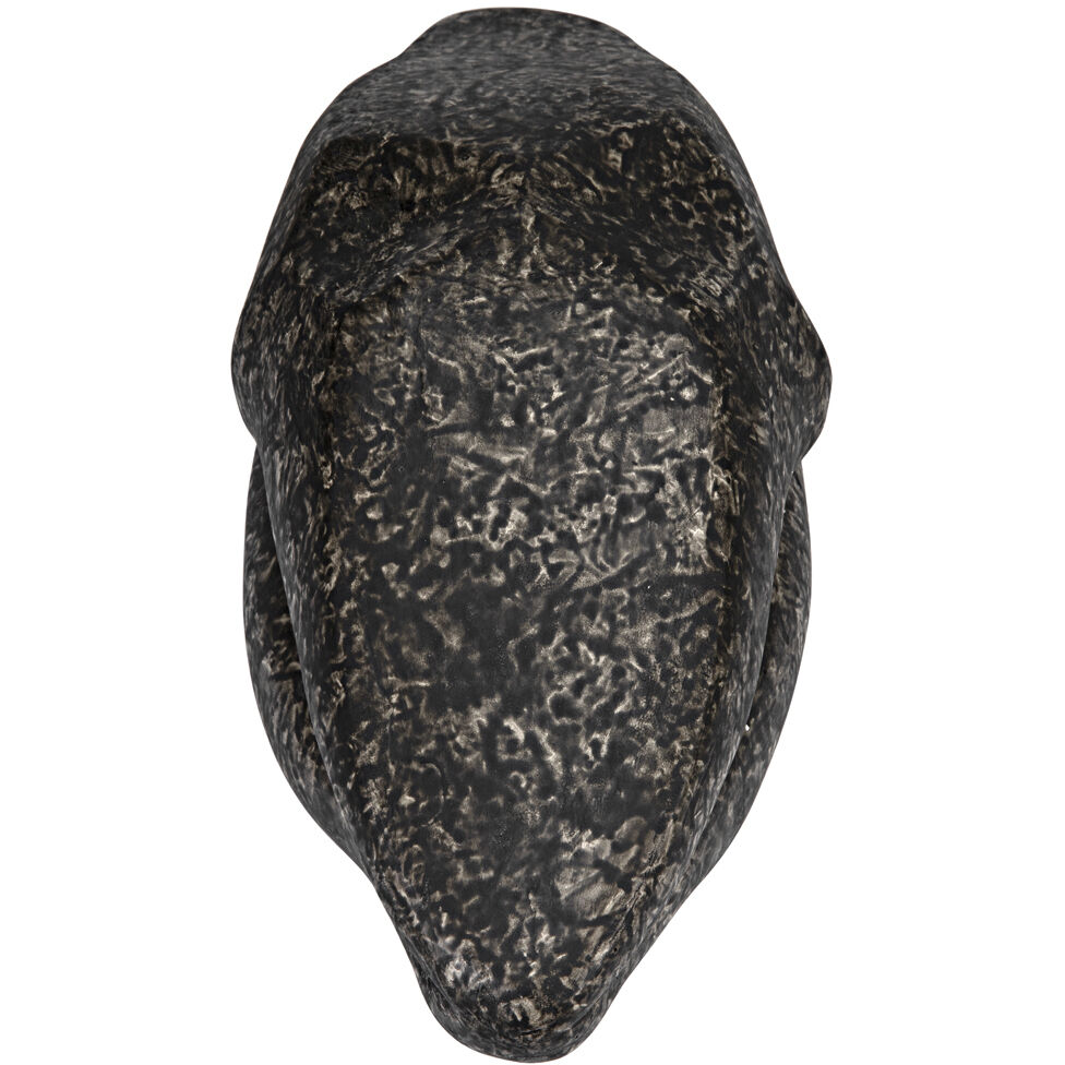 Lips Black Fiber Cement Statue