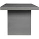 Aurelius 63 X 35.5 inch Grey Outdoor Dining Table