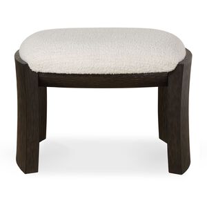 Port Dark Walnut and White Bench