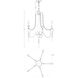 Kenwood 5 Light 28.5 inch Weathered Ash Chandelier Ceiling Light