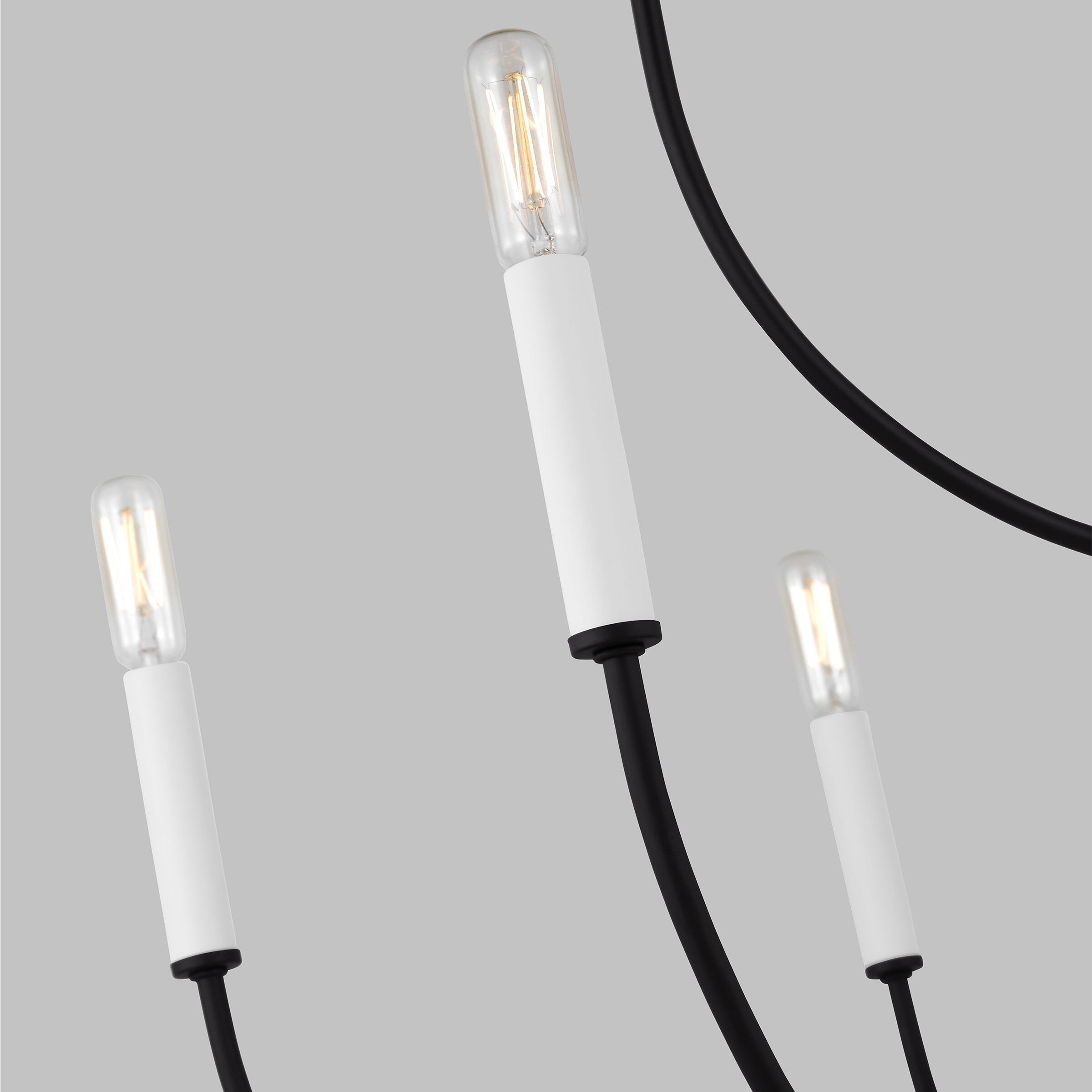 Greenwich 9 Light 32 inch Midnight Black Chandelier Ceiling Light