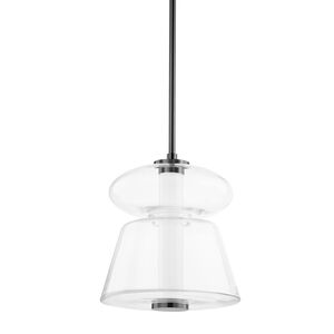 Palermo LED 13 inch Black Nickel Pendant Ceiling Light, Small