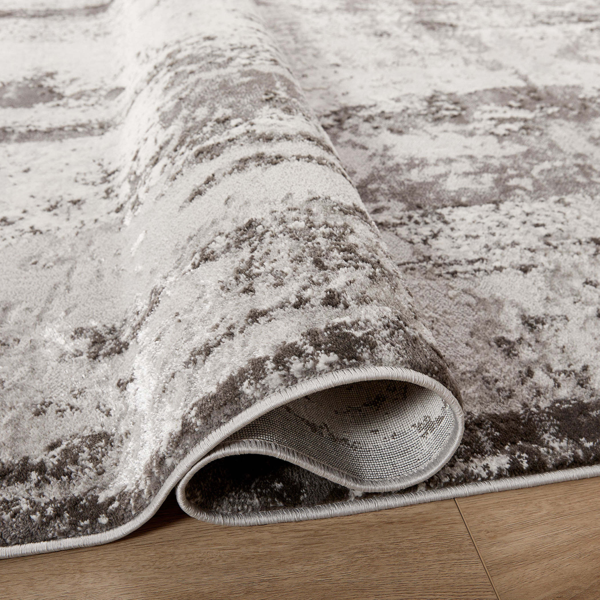 Ayda 36 X 24 inch Black/Grey Rug in 2 x 3
