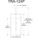 Trapezoid 4 Light 12 inch Black Pendant Ceiling Light