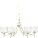 Keating 33.5 inch 60.00 watt Antique Ivory Chandelier Ceiling Light