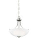 Geary 3 Light 18.63 inch Brushed Nickel Pendant Ceiling Light