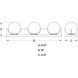 Parkview LED 24 inch Satin Brass Bathroom Light Wall Light