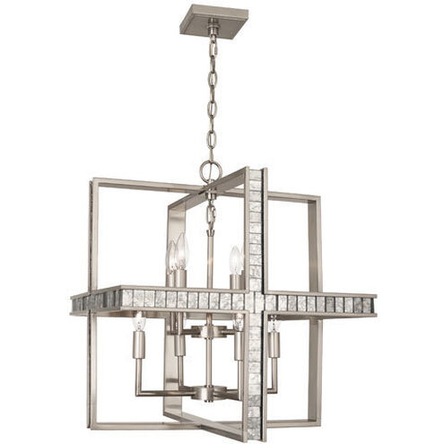 Diana 8 Light 20 inch Antique Silver Pendant Ceiling Light