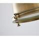 Canada 1 Light 24 inch Brass Single Pendant Lighting Ceiling Light, Satin Gold Metal