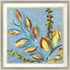 Sassy Botanica Blue and Green and Multi and Pink Framed Art