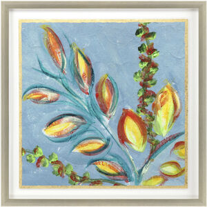Sassy Botanica Blue and Green and Multi and Pink Framed Art