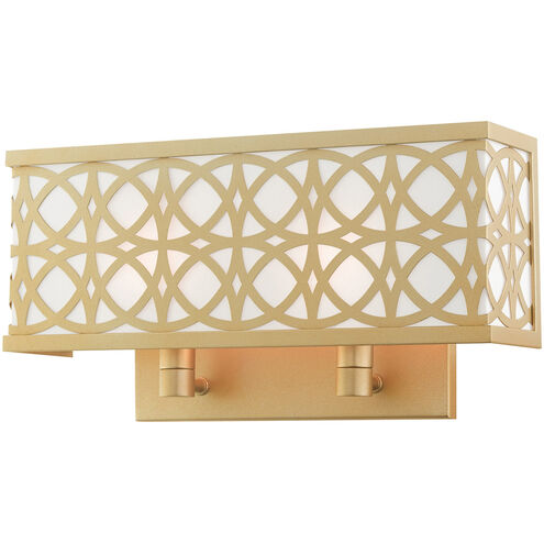 Calinda 2 Light 15 inch Soft Gold ADA ADA Double Sconce Wall Light