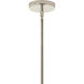 Silvarious 12 Light 26.75 inch Polished Nickel Chandelier/Semi Flush Ceiling Light