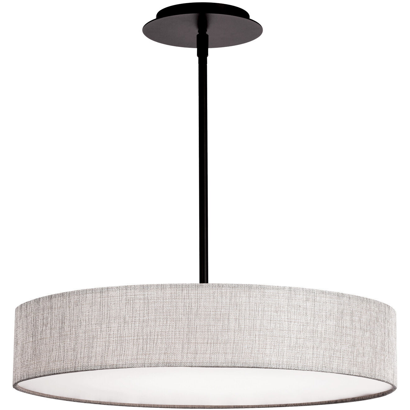 Manhattan LED 20 inch Black Pendant Ceiling Light, dweLED