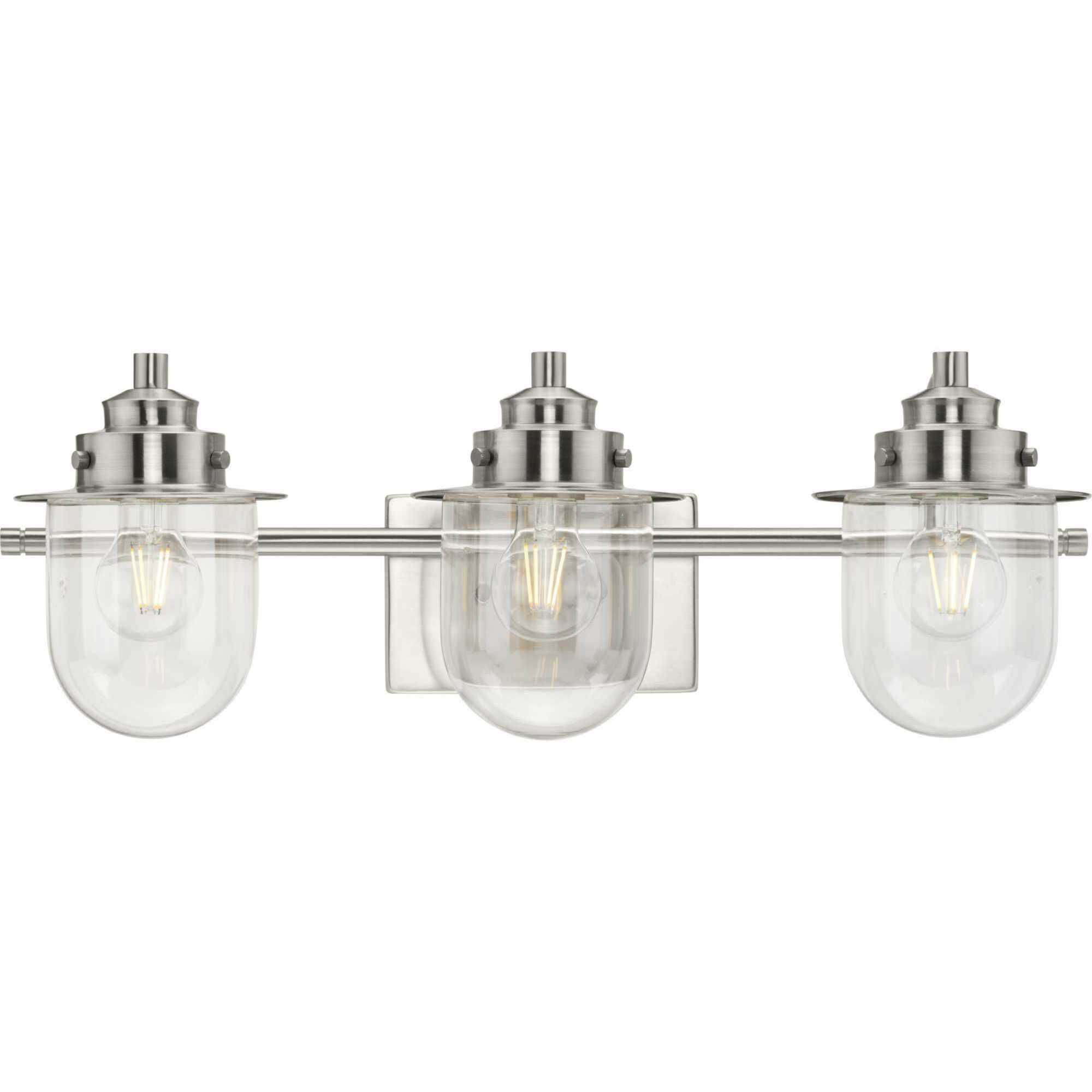 Northlake 3 Light 24 inch Brushed Nickel Bath Light Wall Light