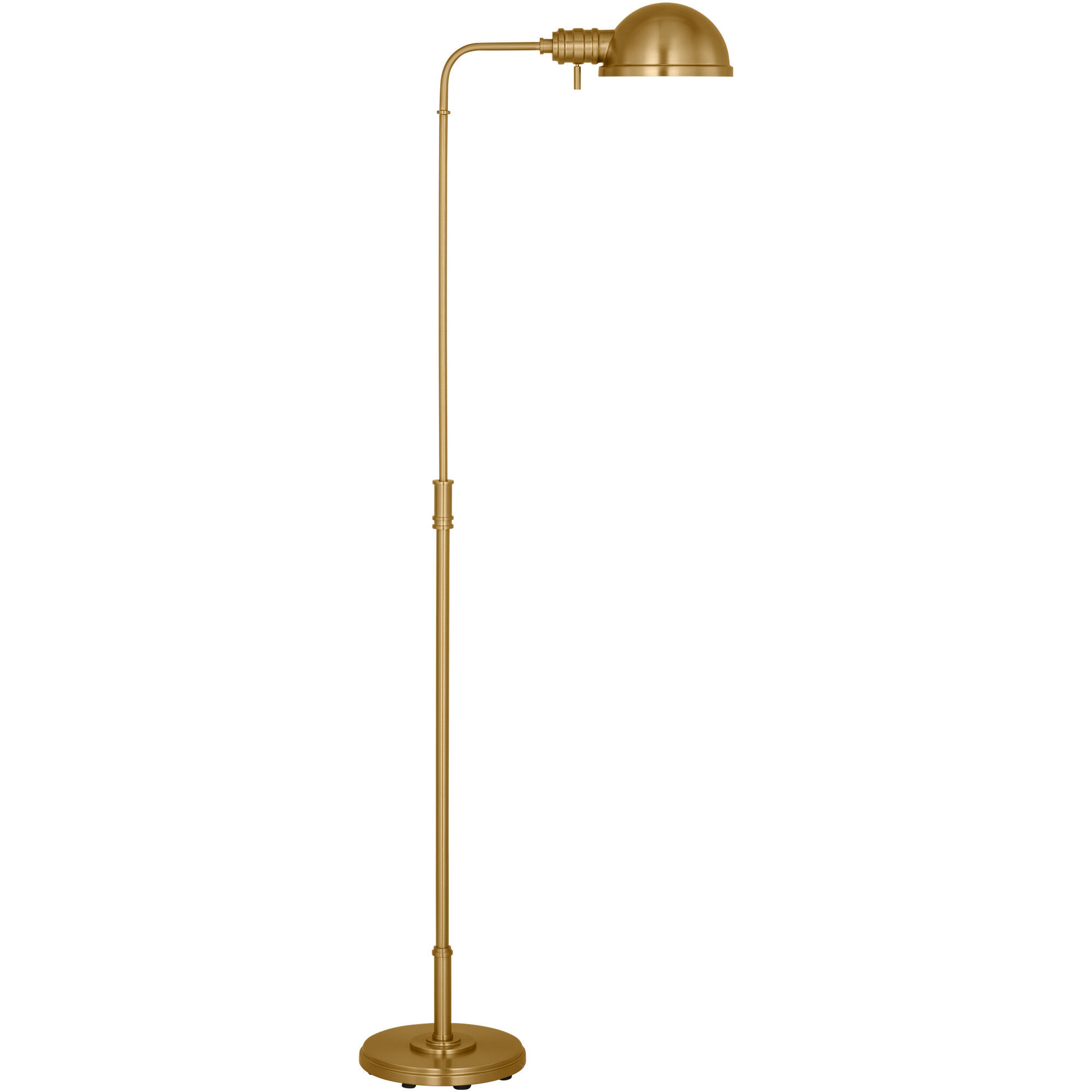 C M by Chapman Myers Belmont 64 inch 9.00 watt Burnished Brass Floor Lamp Portable Light