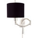 Ra 100 watt Satin Nickel Swing Arm Sconce Wall Light