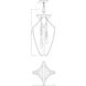 Windsung 4 Light 16 inch English Bronze Pendant Ceiling Light