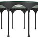 Achille 37 X 37 inch Matte Black Coffee Table