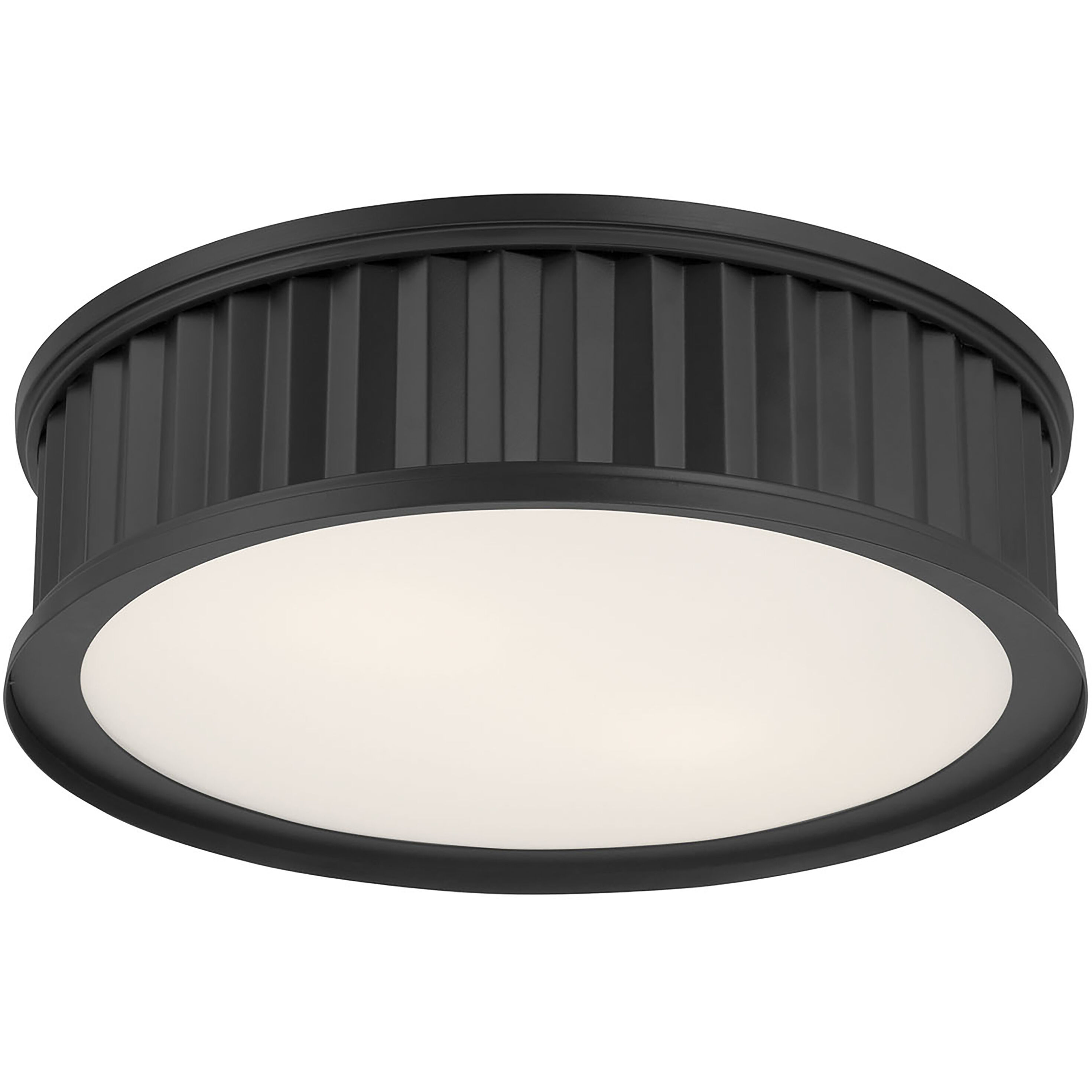Corvella LED 18 inch Matte Black Flush Mount Ceiling Light