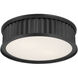Corvella LED 18 inch Matte Black Flush Mount Ceiling Light