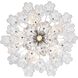 Addis 6 Light 19.75 inch Polished Chrome Chandelier Ceiling Light in Tronchi Glass Clear