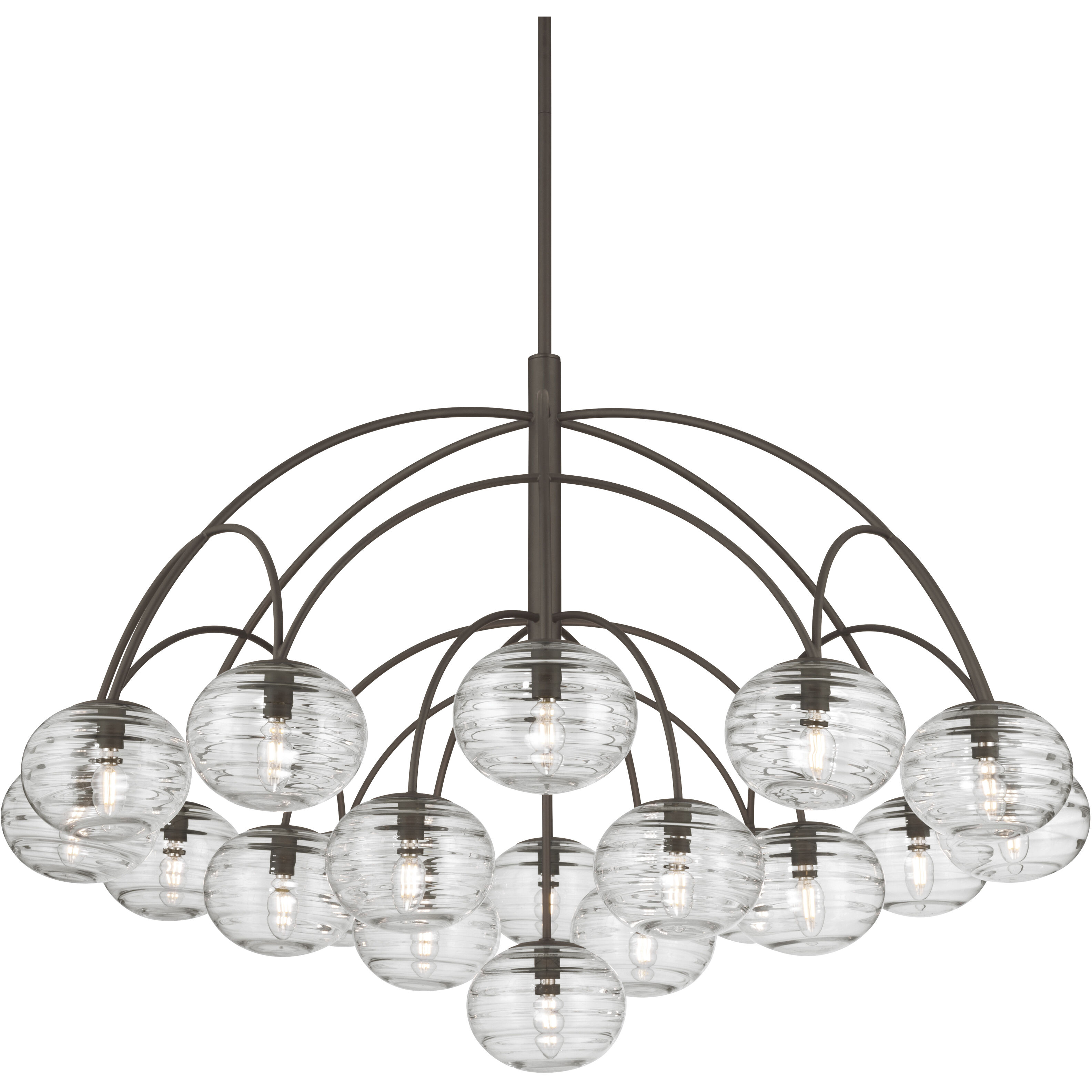 Lenora 19 Light 47.75 inch Dark Bronze Chandelier Ceiling Light