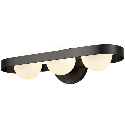 Atwood 3 Light 17.75 inch Ebony Bath Vanity Wall Light