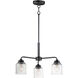 Acadia 3 Light 20 inch Black Chandelier Ceiling Light
