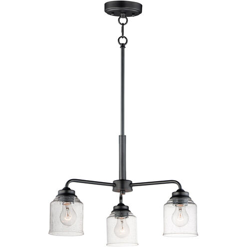 Acadia 3 Light 20 inch Black Chandelier Ceiling Light