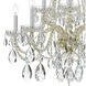 Traditional Crystal 10 Light 32 inch Polished Brass Chandelier Ceiling Light in Clear Spectra