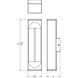 Profile 2 Light 4 inch White ADA Sconce Wall Light, Dual Light