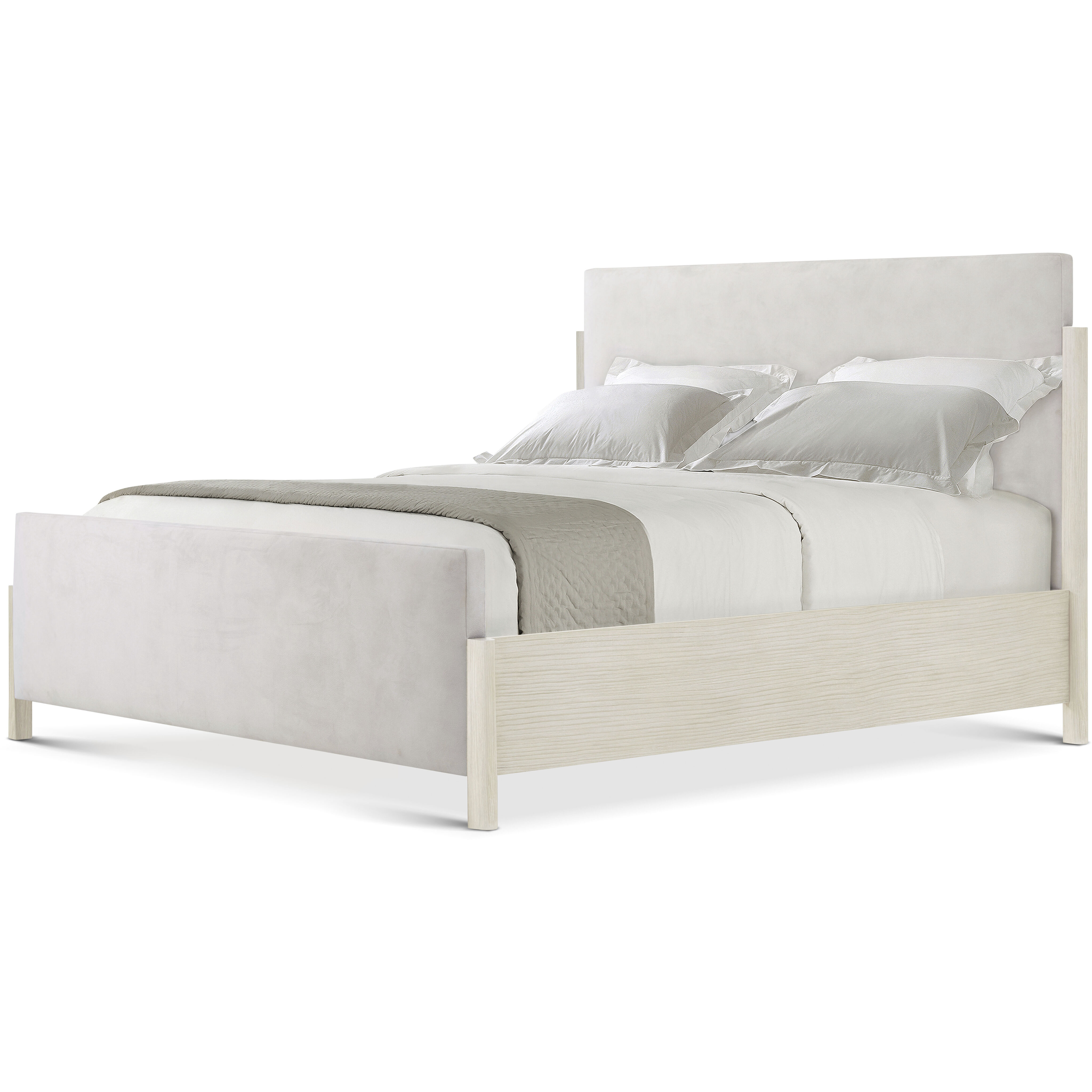 Urbane Sundew US King Bed, Wooden, Upholstered
