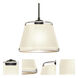 Pica 9 1 Light Black Cord Pendant Ceiling Light