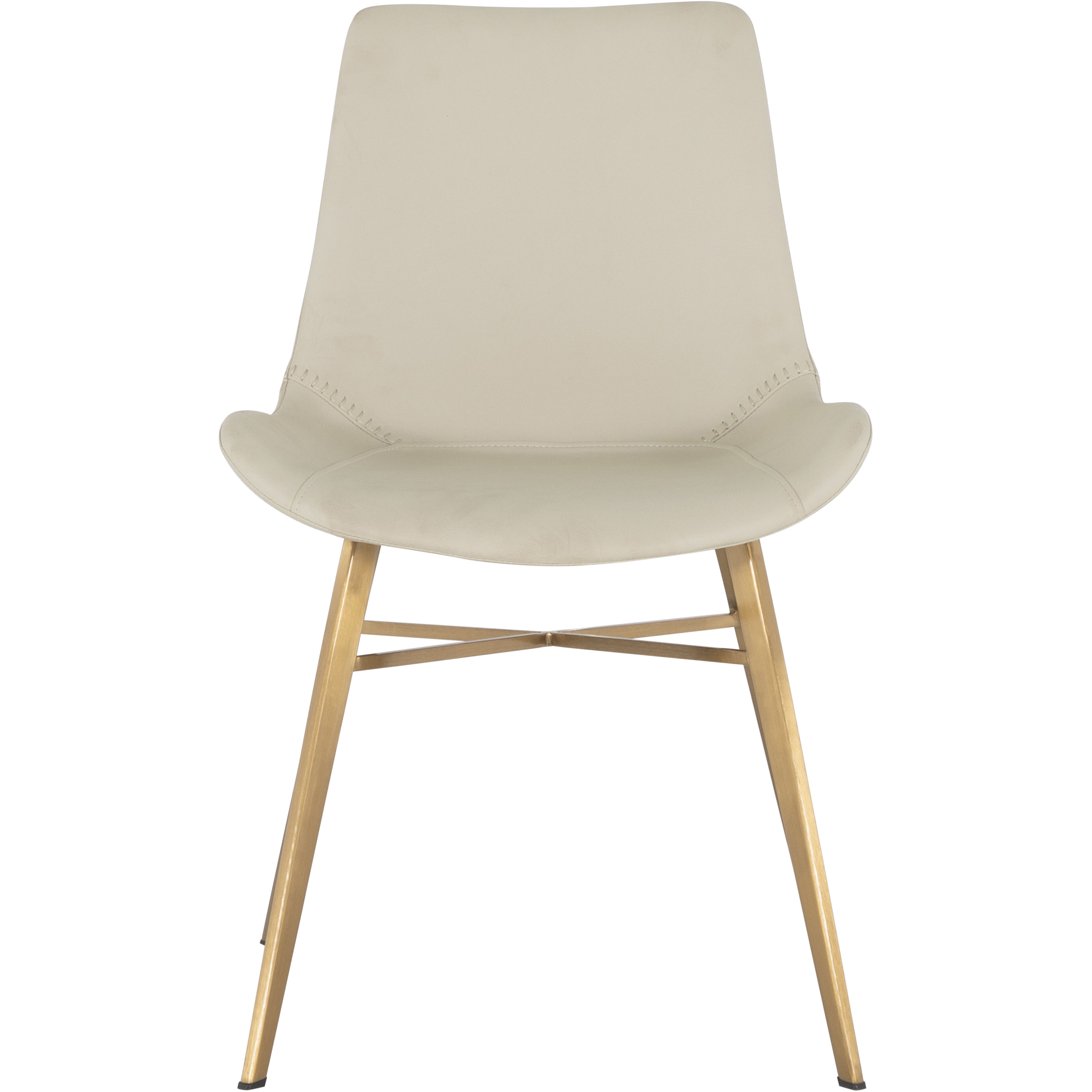 Hines White & Ivory / Yellow Dining Chair