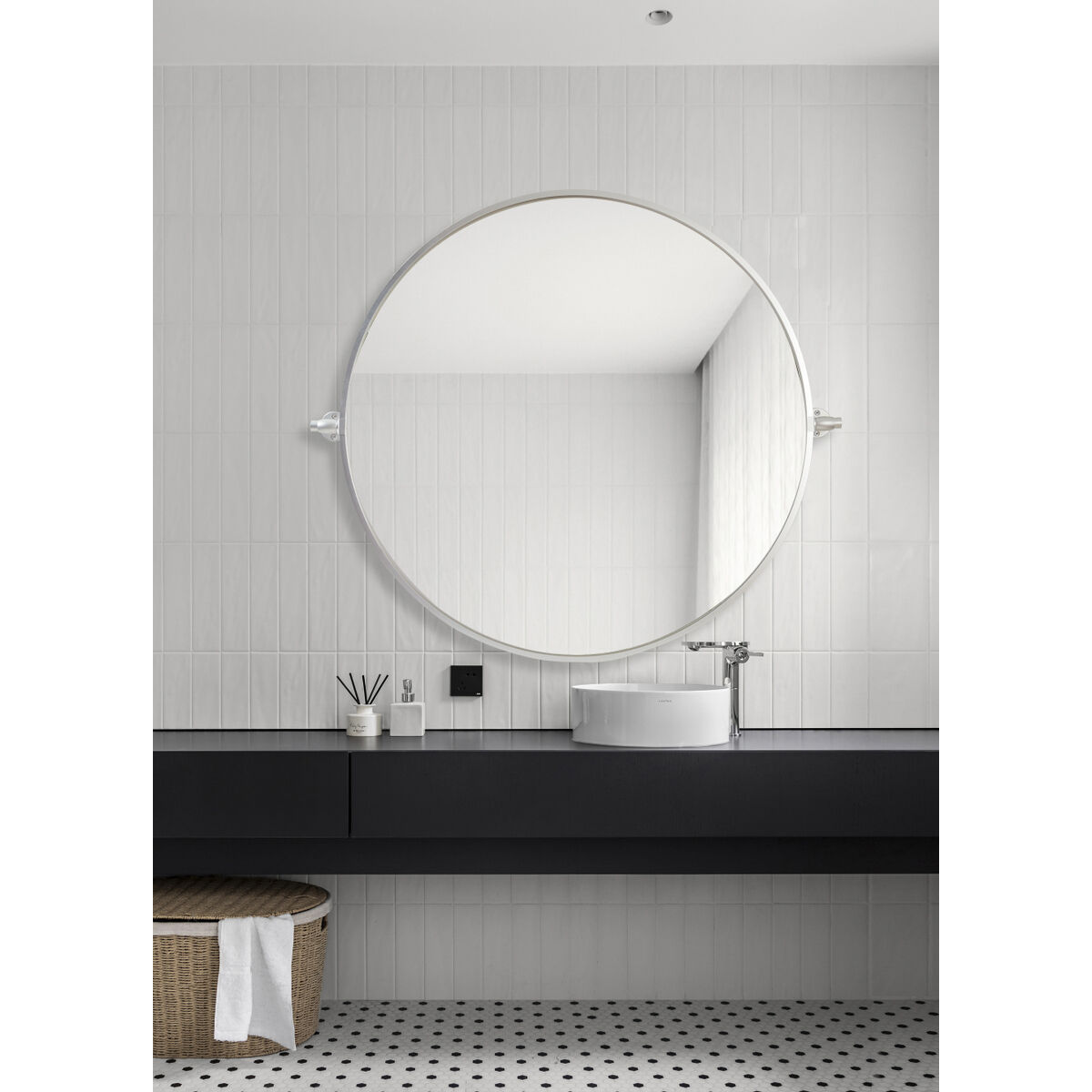 Everly 30 X 30 inch Silver Mirror