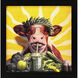 Health Guru 11 X 11 inch Non-Glass Framed Art, Propac
