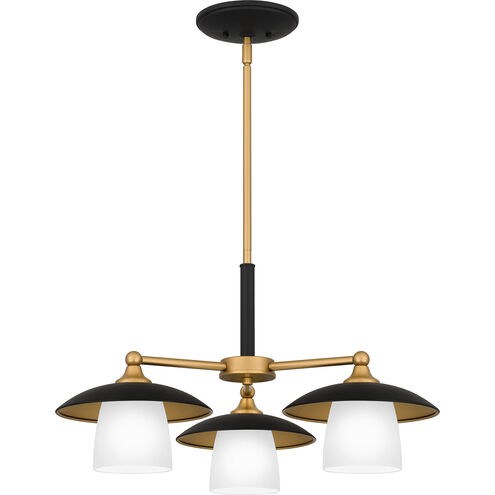 Fayette 3 Light 24 inch Earth Black Chandelier Ceiling Light