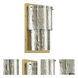 Museo 2 Light 8 inch Satin Brass Wall Sconce Wall Light