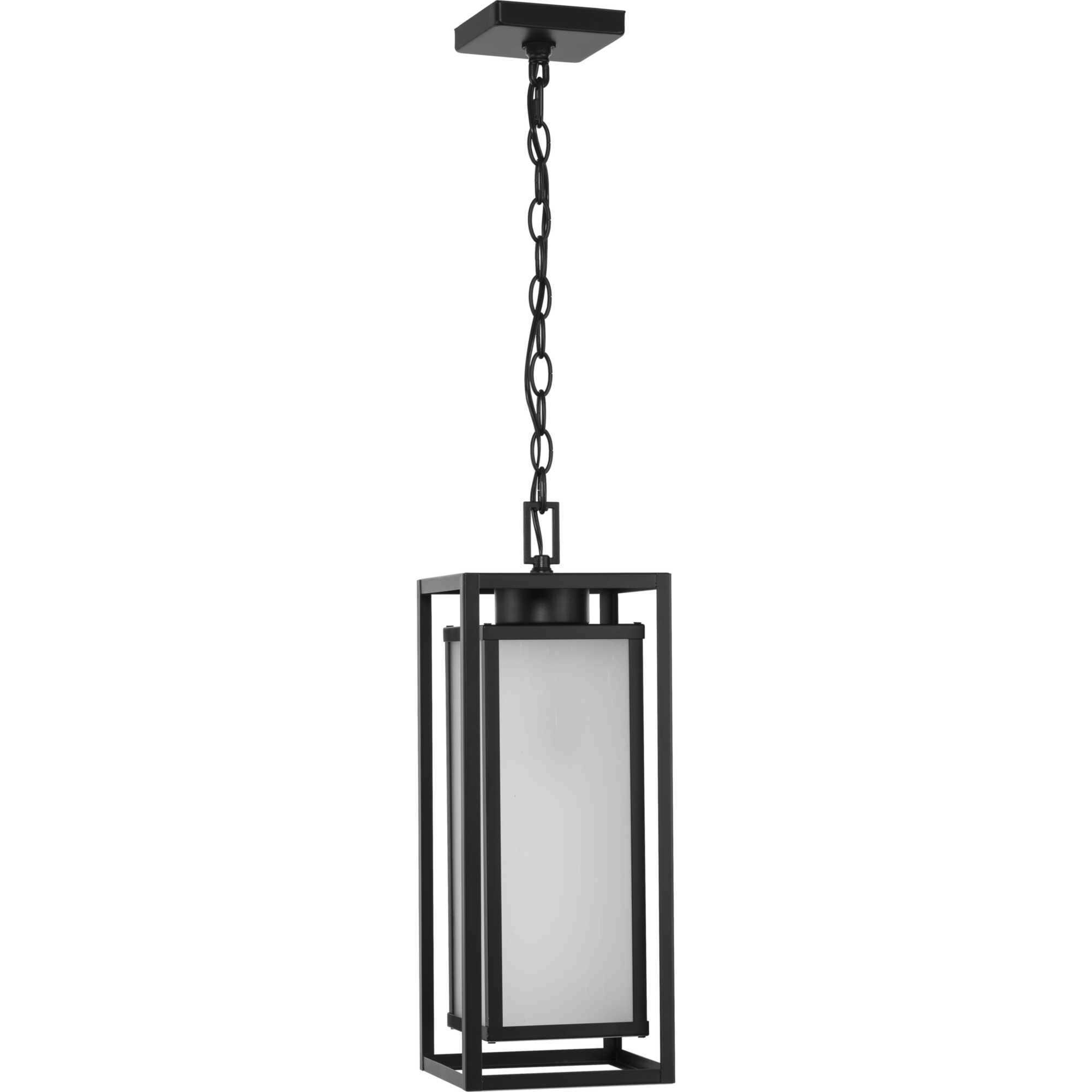 Unison 1 Light 7 inch Matte Black Outdoor Hanging Lantern