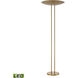 Marston 72 inch 9.00 watt Aged Brass Floor Lamp Portable Light