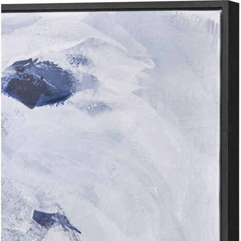 Charge Off White with Navy and Black Framed Wall Art