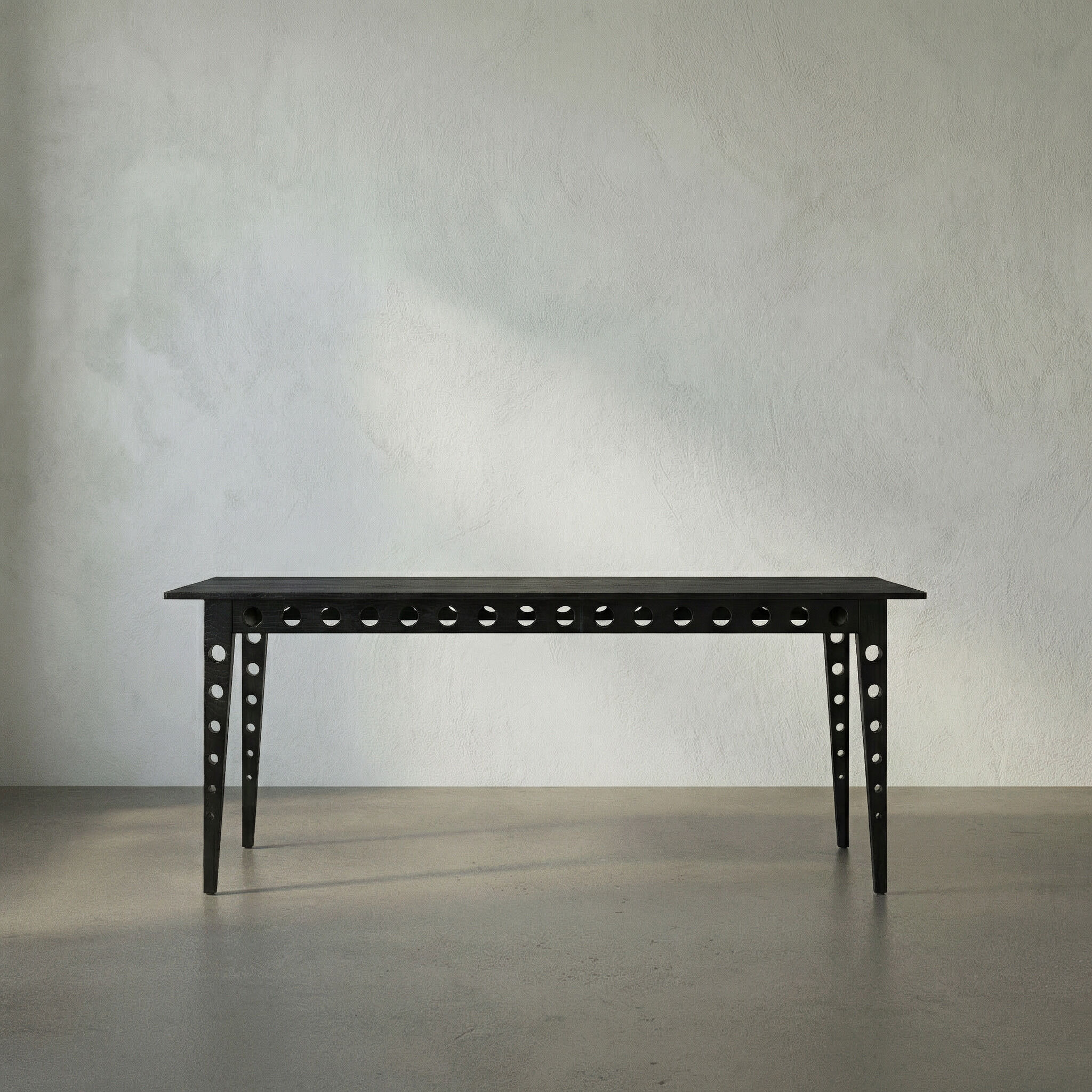 Pericles 76 X 36 inch Charcoal Black Table/Desk