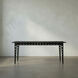 Pericles 76 X 36 inch Charcoal Black Table/Desk