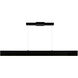 Krista LED 47 inch Satin Black Pool Table Light Ceiling Light