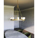 Lucian 8 Light 36.13 inch Vintage Brass Chandelier Ceiling Light in Vintage Brass and Alabaster