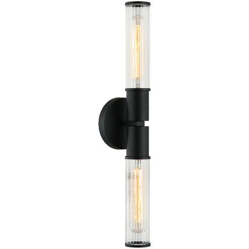 Klarice Wall Sconce Wall Light in Matte Black