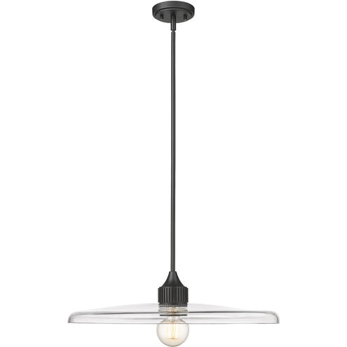 Paloma 1 Light 24 inch Matte Black Pendant Ceiling Light