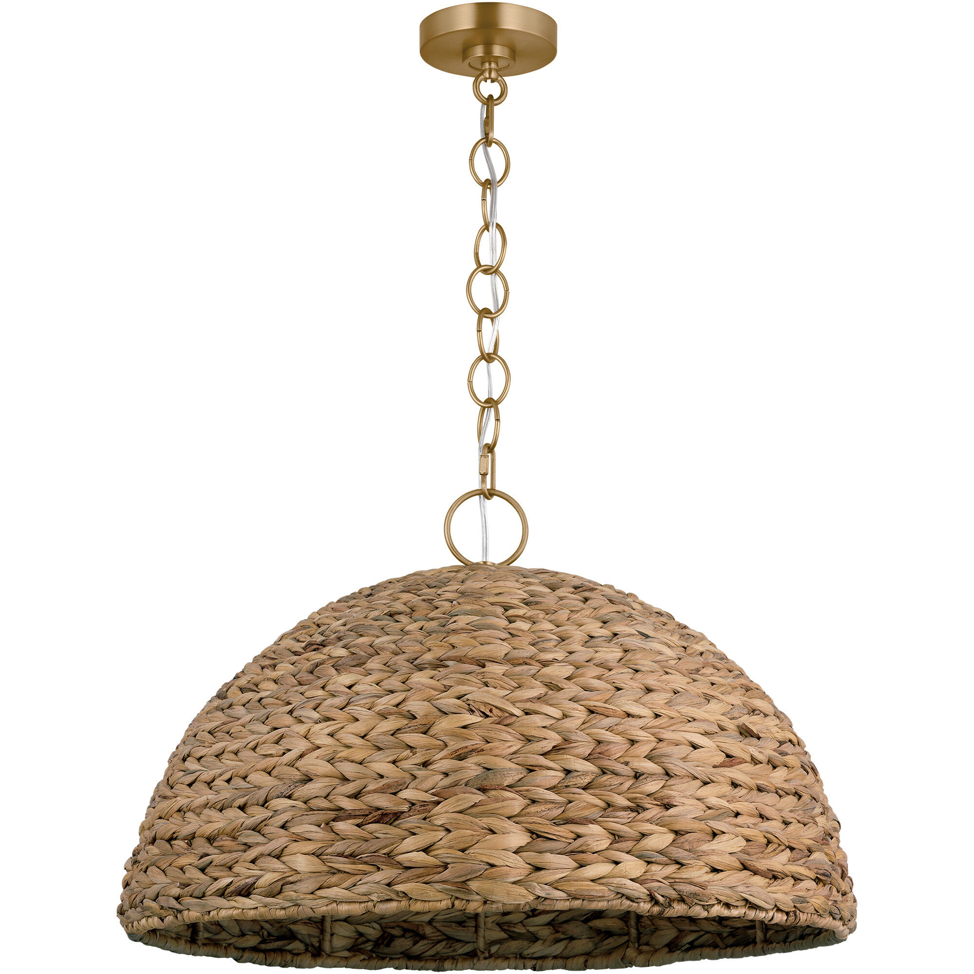 ED Ellen DeGeneres Cay 3 Light 24 inch Burnished Brass Pendant Ceiling Light