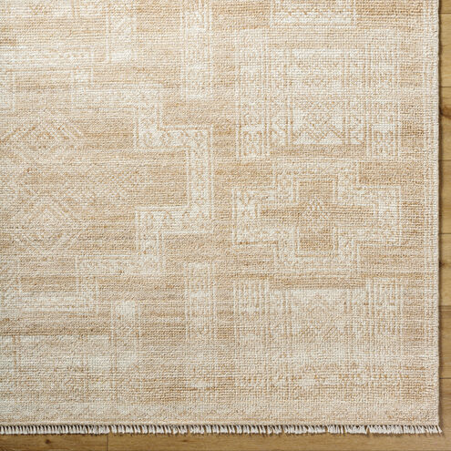 Kunal 168 X 120 inch Pearl / Natural Handmade Rug in 10 x 14